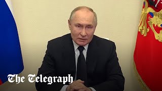 video: Moscow attackers were helped by Ukraine, claims Putin 