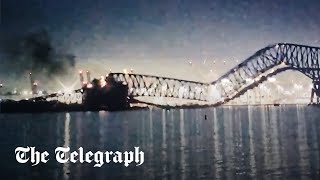 video: How the Dali container ship crashed into Baltimore bridge