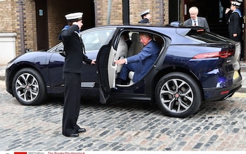 Charles had the car resprayed in his favourite shade of blue after he took delivery