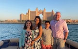 Patel on holiday with her family: 'Telling my children I had cancer was the hardest thing I have ever had to do,' she says